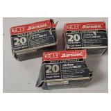 3 Boxes Barnaul .223 Rem Rifle Cartridges