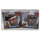 2 Avengers Flying Figures - Thanos, Capt. Marvel