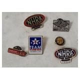 Pins - Nhra, Red Cross, Auto Zone, Gabriel Shocks