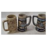 3 Miller Beer Steins - Riverboat, Momentum