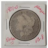 1901 O Morgan Silver Dollar