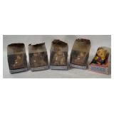 5 Teddy Bear Small Figurines - Anne Geddes Etc.