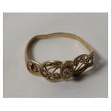 14k Gold Band Ring 1.2g Size 9.5