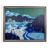 Canadian Oil on Canvas Attr. Matthew Wong 