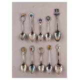 Vintage Silver-plated Teaspoons 10pc