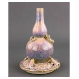 Chinese Song Style Jun Ware Porcelain Gourd Vase