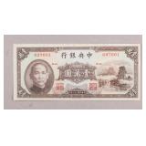 1947 Republic of China $10000 Banknote