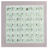 1972 Ajman State Green Stamps 56pc