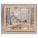 Canadian Oil on Board Attr. Manly E. MacDonald
