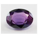 11.90ct Oval Cut Purple Natural Alexandrite