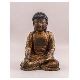 Chinese Gilt Bronze Seated Buddha Sculptures Ming