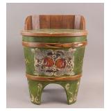 Antique Norway Rosemaling Kibbles Chair