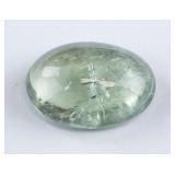 20.07ct Oval Cabochon Natural Green Amethyst IGL&I