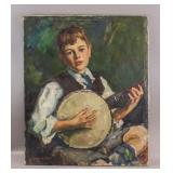 Canadian Oil on Canvas Signed Manly E. MacDonald