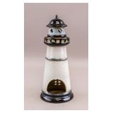 Canadian Porcelain Lighthouse Candle Holder