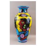 Canadian Painted Porcelain Norval Morrisseau Style