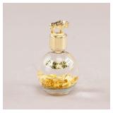 Vintage 24k Gold Flakes Liquid Glass Bottle
