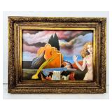 OOC Sgd Paul Delvaux Bavarian State Painting Coll.