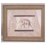 Canadian Framed Print on Paper Elephant