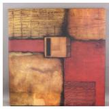 American Giclee on Canvas Abstract Squares