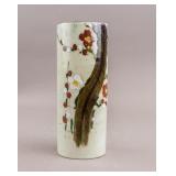 Chinese Famille Rose Porcelain Long Brush Pot