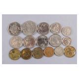 Vintage Assorted Barbados Coins 16pc