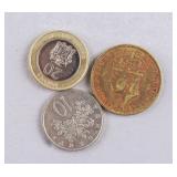 Vintage Jamaica Coins 3pc