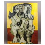 Spanish Oil on Canvas Attr. Pablo Picasso