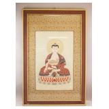 Chinese Framed Embroidery on Silk Panel