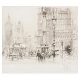 Scottish Etching on Paper Signed William Walcot