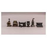 Spanish Playme Cast Iron Miniatures 6pc