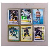 Vintage NHL Hockey Stars Card 6pc