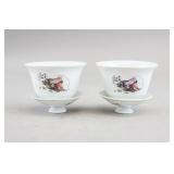 Chinese Republic Era Porcelain Tea Cups Pair