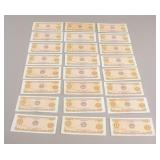 Vietnam 1 Dong Banknotes 24pc