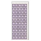 1956 German 15 Pfennig Stamp Sheet