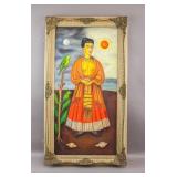 OOC Sgd Frida Kahlo Museo Nacional De Arte Moderno