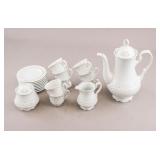 Antique German Vohenstrauss Porcelain Tea Set 21pc