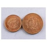 2005 Guyana 1 & 5 1 Dollars Coins 2pc