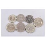 Vintage United Arab Emirates Coins 10pc