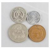 Vintage Cyprus Coins 4pc