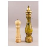 Vintage Florentine & Denmark Pepper Grinders 2pc