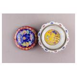 Chinese Porcelain Famille Rose Bowls 2pc Qianlong