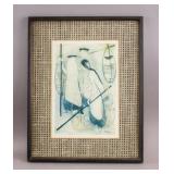 Vietnamese Litho on Paper Signed Ha Van Vuong