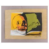 WC on Paper Signed Andy Warhol w/ Estate Stamp