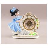 German Narco Porcelain Table Clock