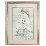 American Watercolor on Paper Signed Rene Ouellet