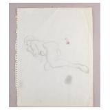 American Pencil on Paper Stamped Gagnon