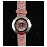 Vintage Chanel La Ronde Gemstone Pink Watch