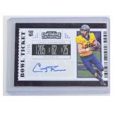 2019 Panini Contenders Cody Thompson Signed Card