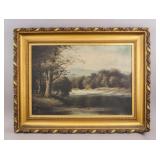 Oil on Canvas Unsigned Attr. Hudson River School
